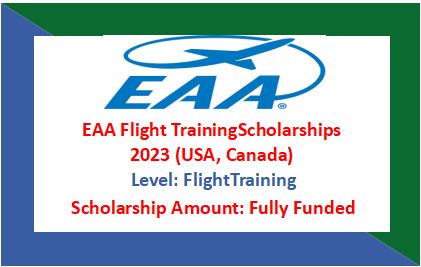 Read more about the article EAA Flight Training Scholarships 2023 (USA, Canada)