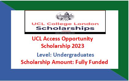 Read more about the article UCL Access Opportunity Scholarship 2024