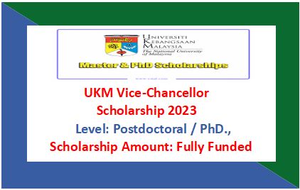Read more about the article UKM Vice-Chancellor Scholarship 2024