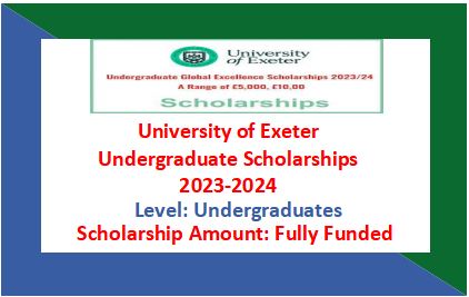 Read more about the article University of Exeter Undergraduate Scholarships 2024-2025